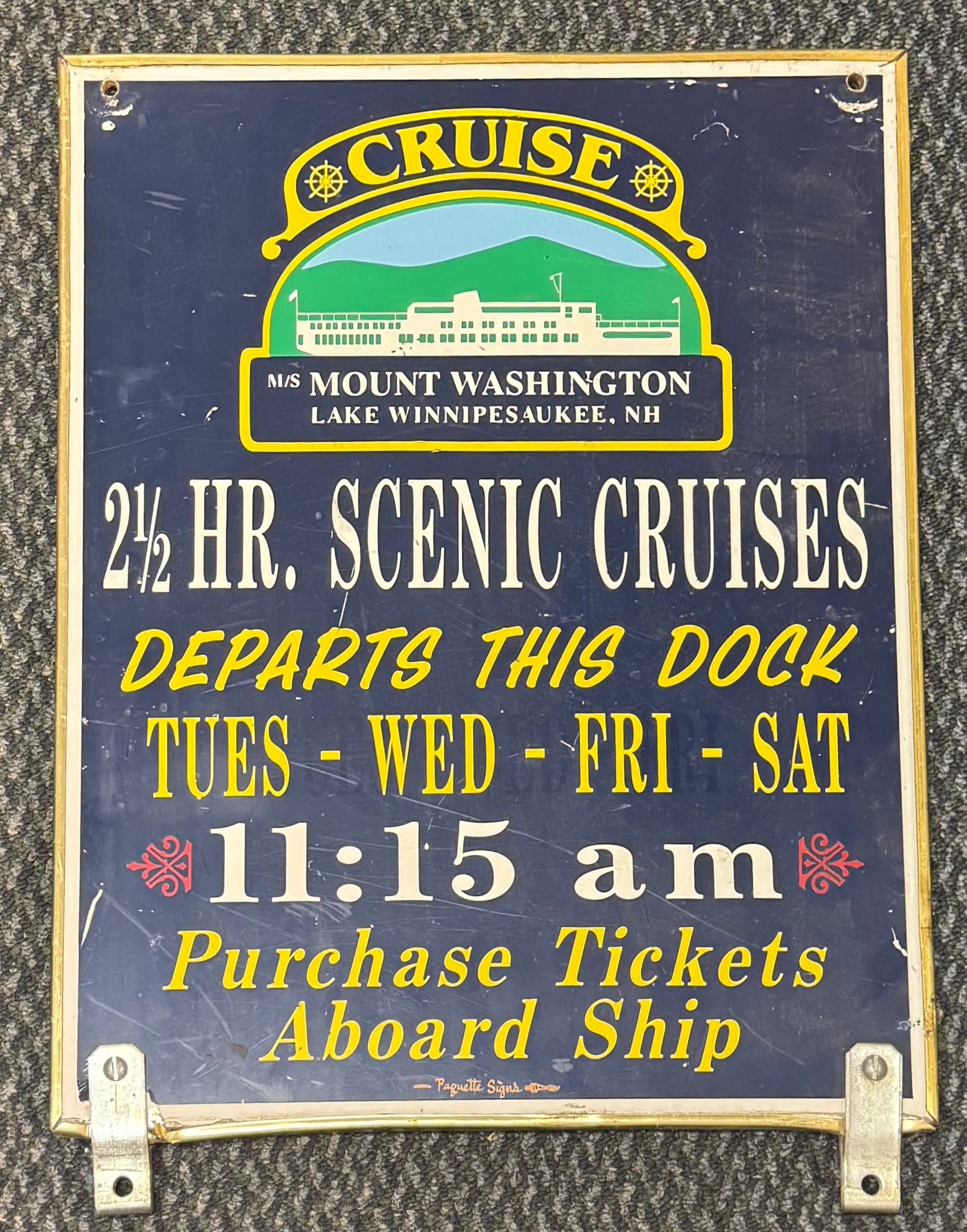 Wolfeboro Depature Sign #2